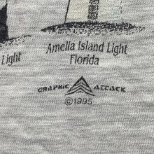 Load image into Gallery viewer, Vintage Lighthouses Shirt Mens Extra Large Nautical Grunge 1990's Coastal
