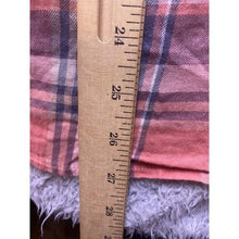 Load image into Gallery viewer, Lucky Brand Shirt Womens Small Plaid Button Down Peachy Orange Oversized
