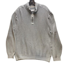 Load image into Gallery viewer, Tommy Bahama Sweater Mens Extra Large Gray 1/4 Zip Pullover Sweater Ribbed Knit
