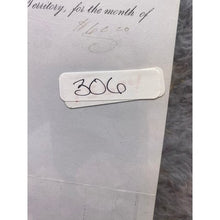 Load image into Gallery viewer, 1874 Montana Penitentiary Salary Document Old West History Jail Guard Ephemera
