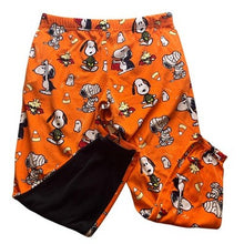 Load image into Gallery viewer, Snoopy Halloween Pajama Pants Womens Medium AOP Color Block Ghosts Mummy

