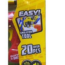 Load image into Gallery viewer, Take Apart Motorcycle Toy Drill 2 in 1 Model Change Lights Sounds 20 Pieces
