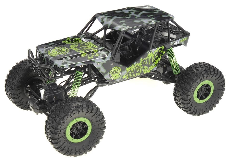 1:10 RC 2.4G 4WD Rally Rock Crawler Car (Green)