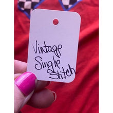 Load image into Gallery viewer, Vintage Coastline Shirt Mens Men Red Single Stitch Checkerboard Skater Costal
