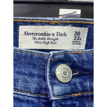 Load image into Gallery viewer, Abercrombie &amp; Fitch Jeans Womens 22R Grunge Distressed Thrashed Ultra High Rise

