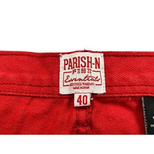 Load image into Gallery viewer, Parish Nation Jeans Mens 40x30 Red Denim Y2K Baggy Hip Hop Skate Streetwear
