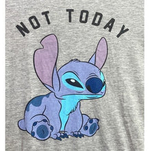 Load image into Gallery viewer, Disney Lilo &amp; Stitch Shirt Womens Medium AOP Spell Out Funny Everyday Streetwear
