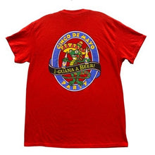 Load image into Gallery viewer, Cinco De Mayo Shirt Mens Medium Red Iguana Beer Party Spell Out Advertising
