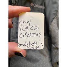 Load image into Gallery viewer, Columbia Jacket Mens Medium Fleece Full Zip Lightweight Gray Outdoors
