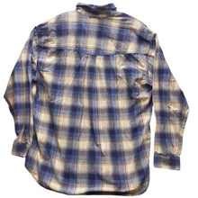 Load image into Gallery viewer, Roper Shirt Mens Large Blue Button Up Plaid Flannel Western Cowboy
