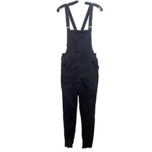Load image into Gallery viewer, Levis Overalls Womens Medium Black Denim Denizen Gorpcore Frayed Grunge
