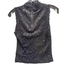 Load image into Gallery viewer, Urban Outfitters Shirt Womens Small Lace Mock Neck Sleeveless Top Black Tank Top
