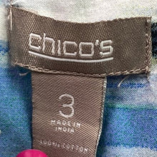 Load image into Gallery viewer, CHICOS Shirt Womens Extra Large Mature Career Office Beachy Coastal Everyday

