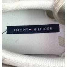 Load image into Gallery viewer, Tommy Hilfiger Shoes Womens 10M Taupe Leather Spell Out Logo Sneaker
