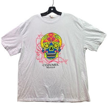 Load image into Gallery viewer, Cozumel Shirt Mens Extra Large Sugar Skull Travel Coastal Beachy Festival
