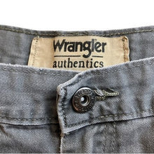 Load image into Gallery viewer, Wrangler Pants Mens 32x27 Gray Cargo Utility Outdoor Workwear Gorpcore
