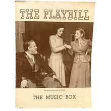 Load image into Gallery viewer, Vintage 1940 Playbill The Music Box Beer Cigarette Chevy Baseball Advertising
