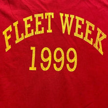 Load image into Gallery viewer, Vintage 1999 USMC Fleet Week Shirt Mens Extra Large Spell Out Marines Grunge
