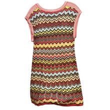 Load image into Gallery viewer, BCBGMAXAZRIA Dress Womens Medium Knitted Rainbow Preppy Academia Career Office
