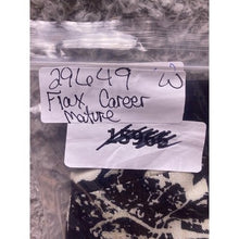 Load image into Gallery viewer, Santorelli Blazer Womens Size 8 Italy Black Beige Flax Career Mature Long Suit
