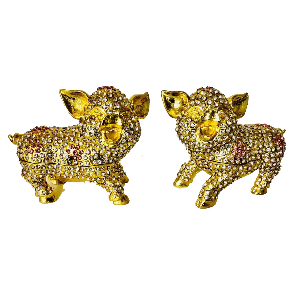 Twin Pig trinket box  (MINIMUM OF 2)