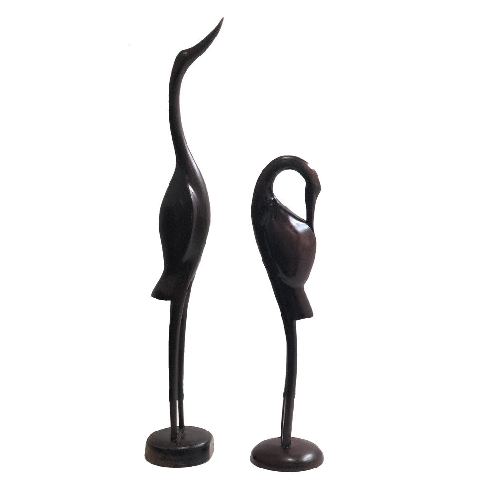 Fairy Crane Crafts, Chinese-Style Woodcarving Decorations (MINIMUM OF 2)