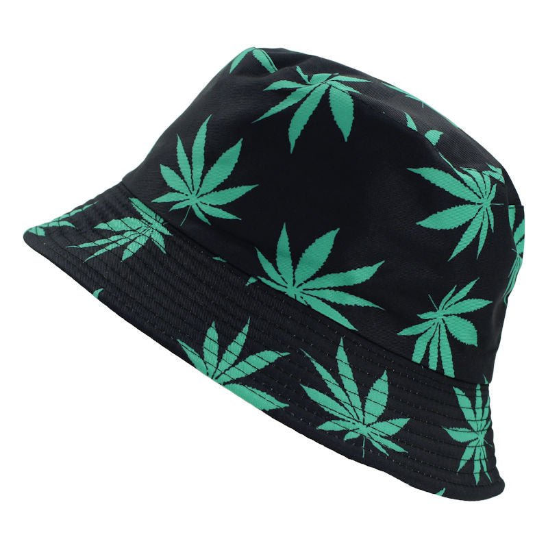Reversible Leaves Bucket Hat