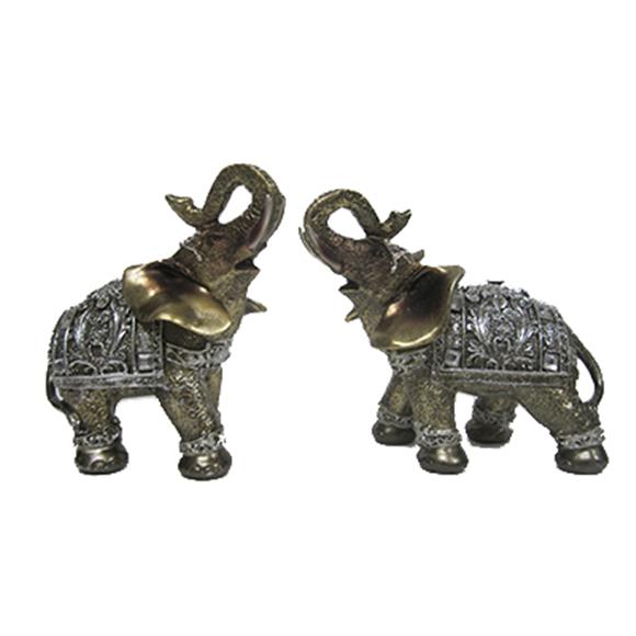 SILVER ELEPHANT PAIR