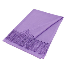 Load image into Gallery viewer, Solid Color Pashmina Scarf Shawl XW
