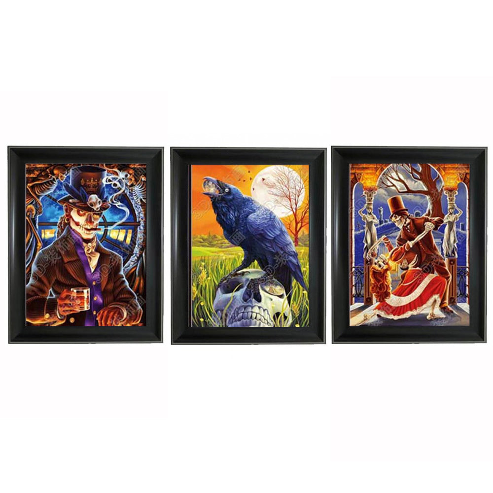 skull/scarecrow 3D Triple Image  (MINIMUM OF 4)