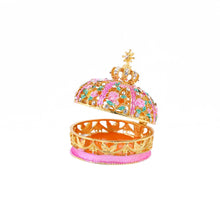 Load image into Gallery viewer, Crown with Cross Jewelry Case
