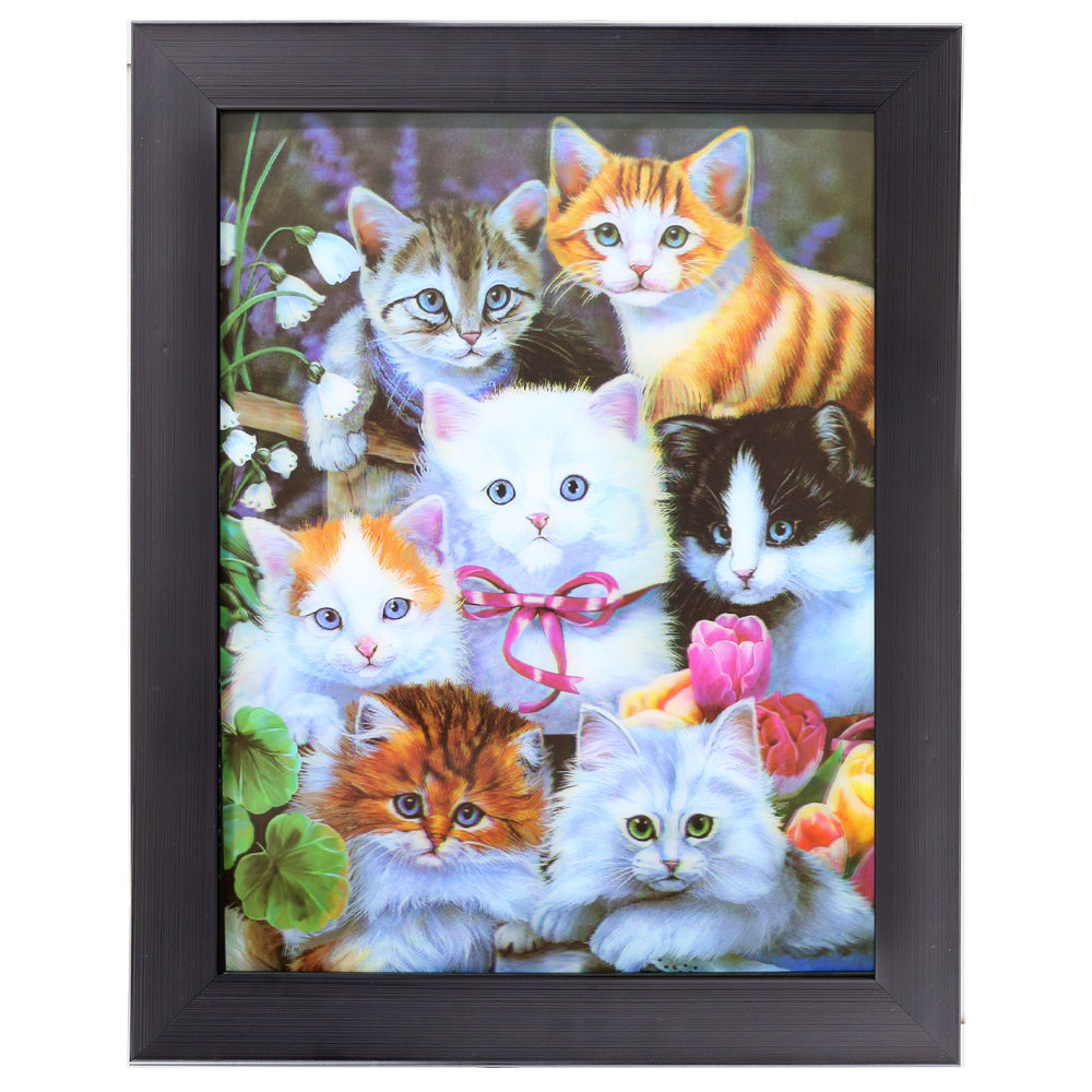 Kittens 3D Picture size 14x18  (MINIMUM OF 4)
