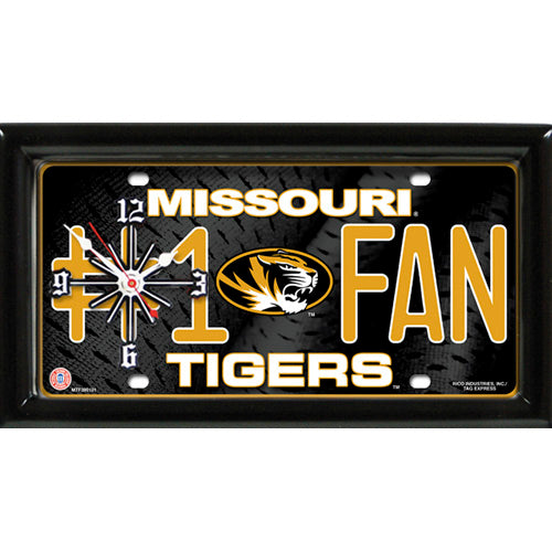 MISSOURI TIGERS CLOCK