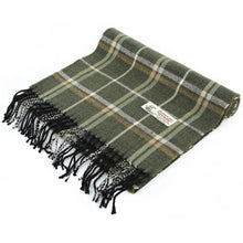 Load image into Gallery viewer, Plaid Cashmere Feel Scarf 12-pack Olive
