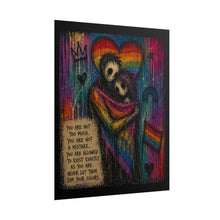 Load image into Gallery viewer, "Never Let Them Dim Your Colors" Art | Gothic Embrace Crown Poster
