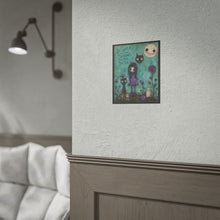 Load image into Gallery viewer, Be Gentle With Your Shadows Rolled Poster — Gothic Cute Girl Art Print
