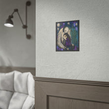 Load image into Gallery viewer, Angel Comfort Rolled Poster — 'Give Them Not Advice, Not Prizes...' Goth Wall Art
