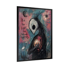 Load image into Gallery viewer, Rolled Poster — 'Be the Light for Someone Hurting' Moody Art Print
