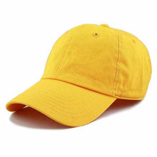 Load image into Gallery viewer, Newhattan 100% Cotton Solid Baseball Caps
