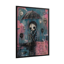 Load image into Gallery viewer, Rolled Poster — Moody Goth Art Print: "You Expect Loyalty and Get Silence"
