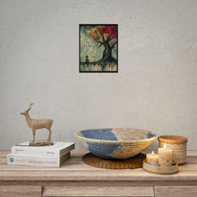 Load image into Gallery viewer, Be the Change Rolled Poster — Inspirational Tree Art Print
