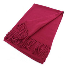 Load image into Gallery viewer, Large Cashmere Feel Scarf Shawls Solid Colors
