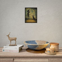 Load image into Gallery viewer, Rolled Poster — Whimsical Moody Art Print: "People Can Repair What They Break If They Try"

