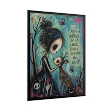 Load image into Gallery viewer, Rolled Poster — You Are Worthy of Love Illustration Print
