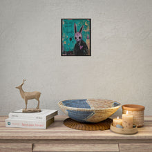 Load image into Gallery viewer, The Only Way Out Is Through - Dark Bunny Art Poster (Rolled)

