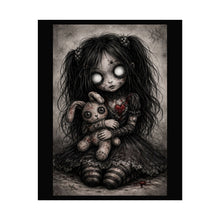 Load image into Gallery viewer, Rolled Poster — Gothic Creepy Doll Art Print (Dark Horror Wall Decor)
