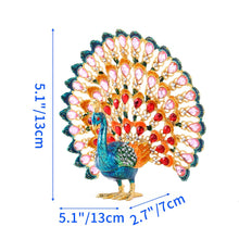 Load image into Gallery viewer, Peacock Jewelry Case
