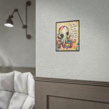 Load image into Gallery viewer, Inspirational Octopus Art Poster — "You Are Stronger Than You Think" Rolled Wall Print
