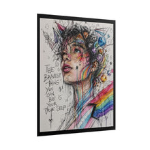 Load image into Gallery viewer, "Your True Self" Pride Wall Art | Trans &amp; Queer Identity Validation Print
