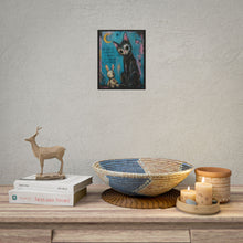 Load image into Gallery viewer, Be Kind to Your Mind It Carries You Through Everything Rolled Poster — Gothic Emotional Cat Fantasy Wall Art
